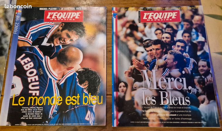 Magazine L'Équipe Spécial Coupe Du Monde 1998