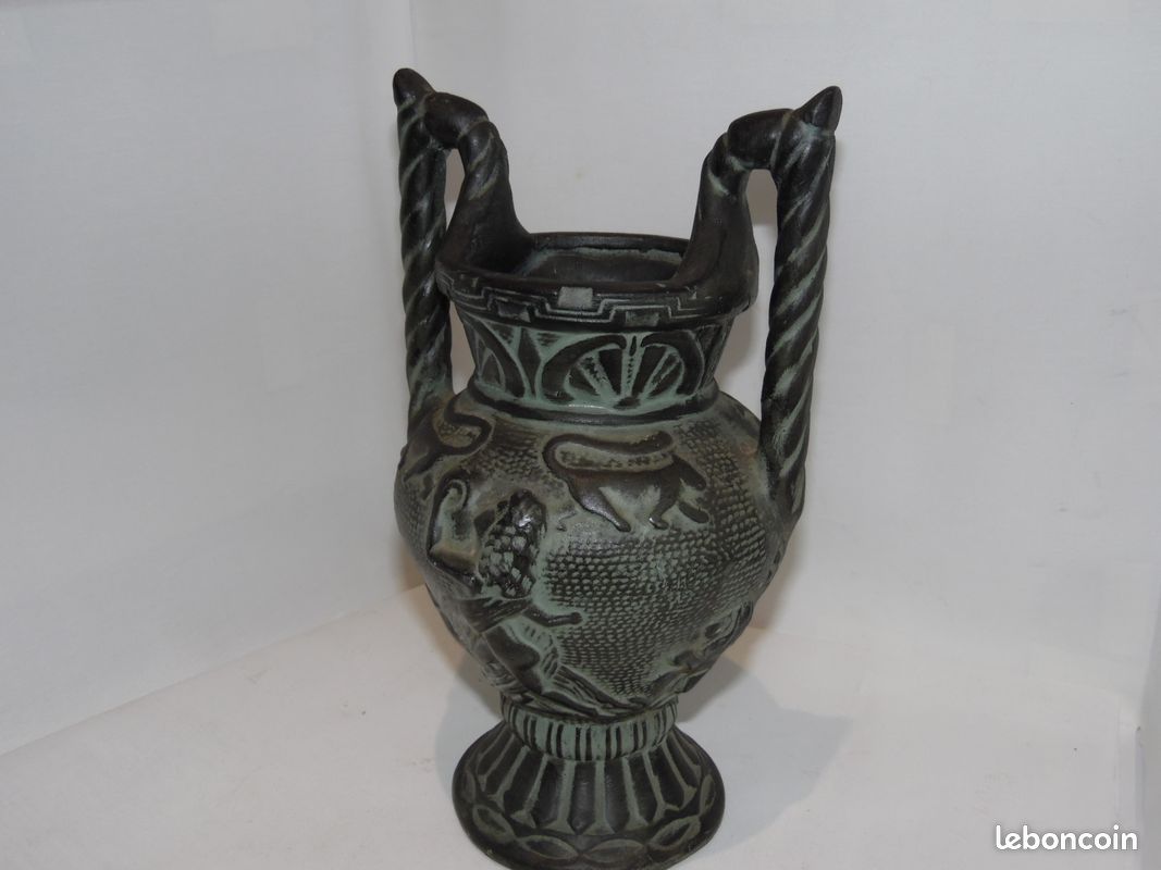 Poteries grecques, décors antiques, céramique patine verte (image 4)