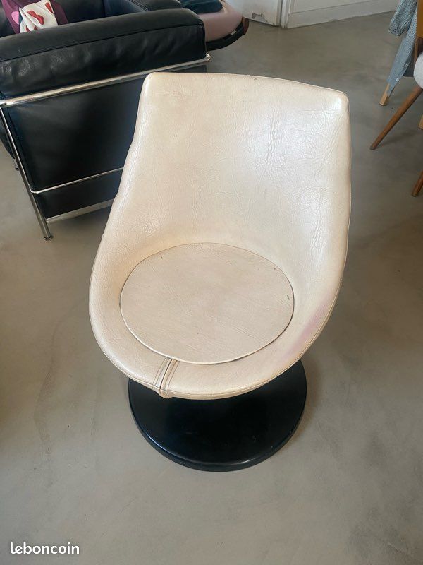 Rare fauteuil Polaris de Pierre Guariche. D’origine (image 3)