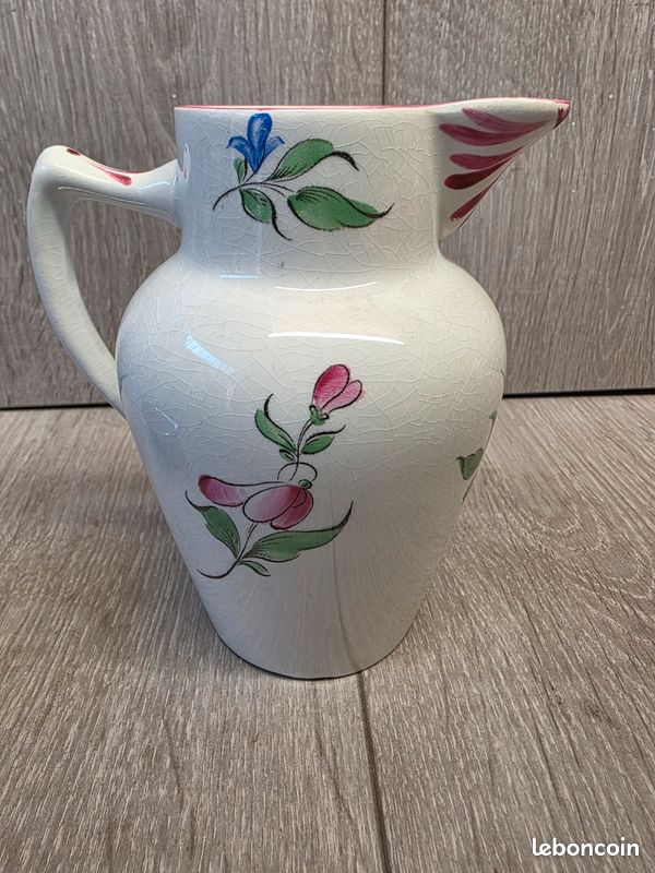 Pichet théière en porcelaine Keller & Guérin (K&G) à Lunéville (Lorraine) (image 3)