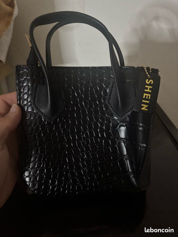 Sac à main Shein serpent noir Accessoires Bagagerie