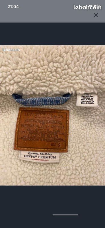 Veste en jean Levi's Sherpa Trucker (Gamme Premium) — Taille S (image 4)
