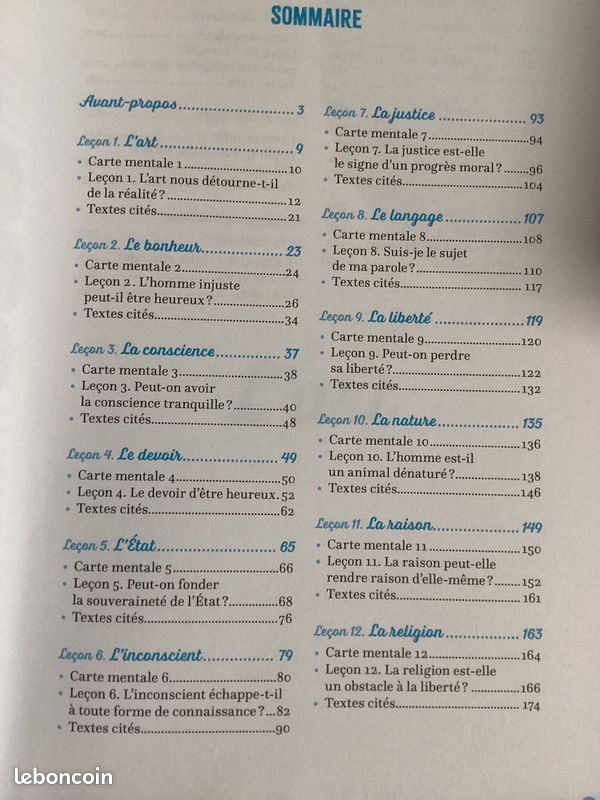 Sujets de dissertations de philo en cartes mentales, terminale (image 3)
