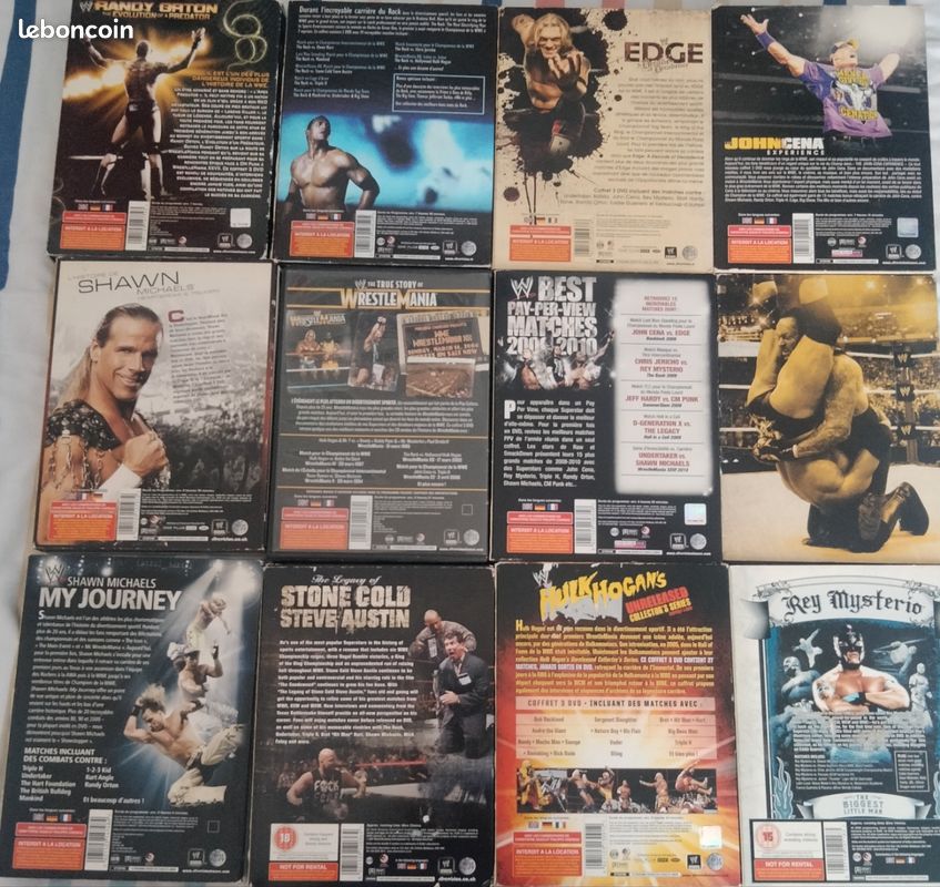 Lots de DVD de catch (image 2)