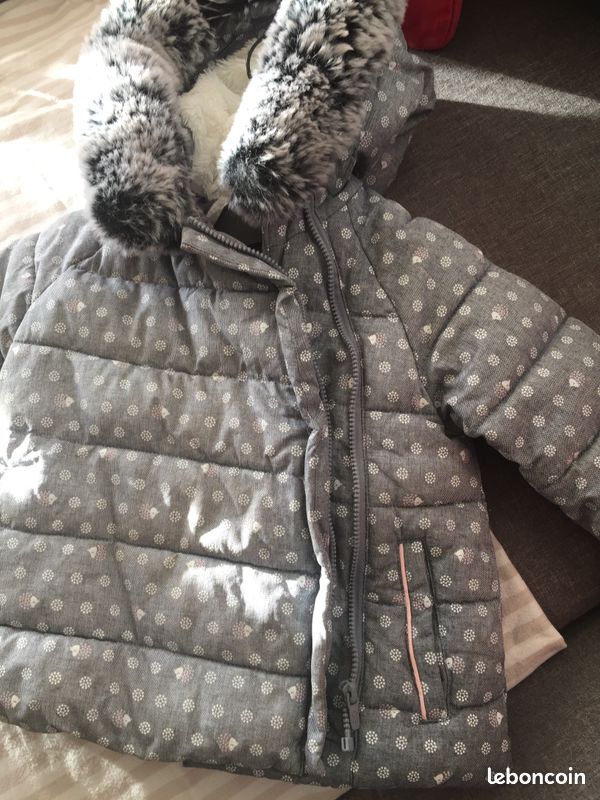 Manteau bébé fille 18 mois Obaidi (image 3)