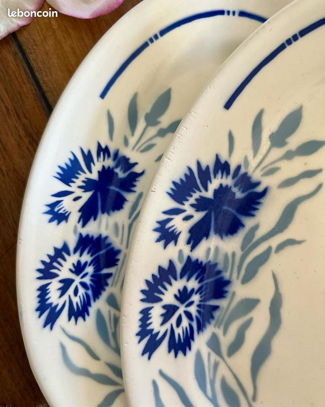 Duo raviers (plats) vintage terre de fer - François Badonviller (image 3)