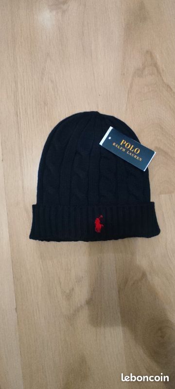 Bonnet polo RL bleu nuit (image 1)