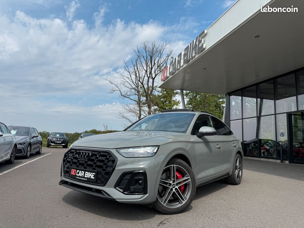 Audi SQ5 Sportback Nardo 3.0 TDI Quattro 341ch Première main Malus payé Garantie 6 ans Suivi Audi Suspension pilotée Attelage Toit ouvrant 839/mois (image 1)