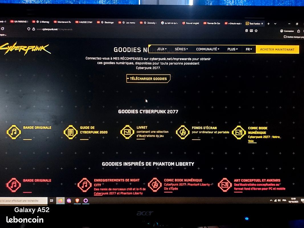 Cyberpunk 2077 goodies Switch 2 NEUF (image 3)