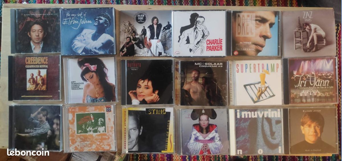CD pop, rock, classique, jazz à l'unité ou en lot (image 2)