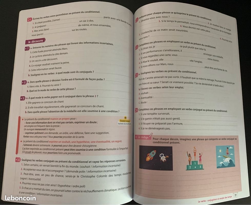 Cahier de français 5eme Hachette (image 4)