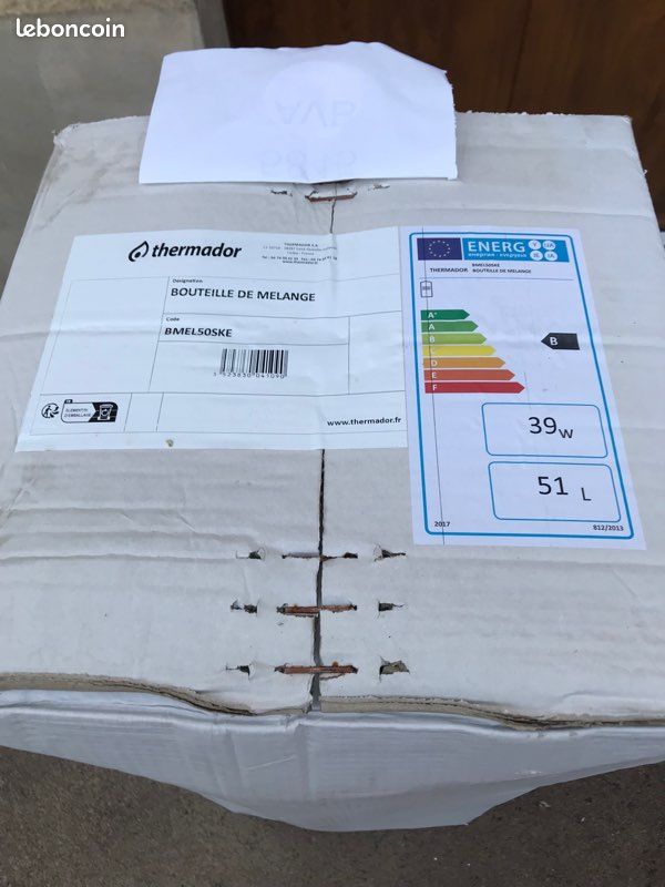 Bouteille de mélange/ballon tampon THERMADOR BMEL50SKE- 51 Litres-4 piquages (image 2)