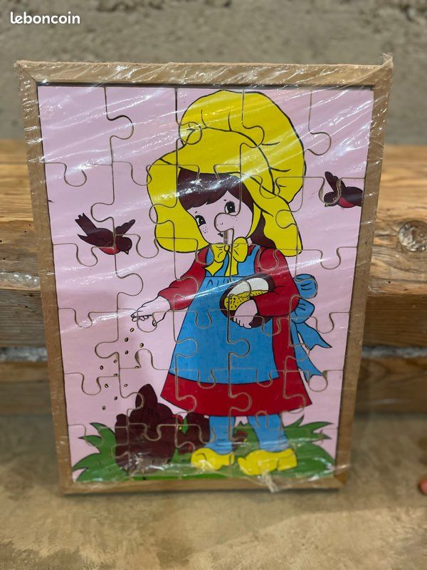 Puzzle vintage bois - Heidi (image 1)