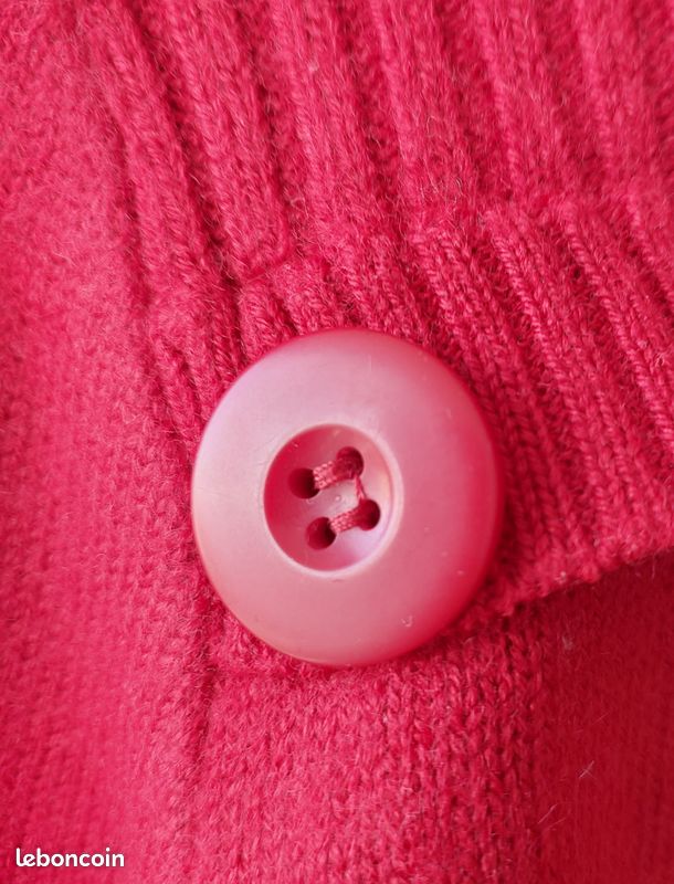 Pull col roulé vintage rouge taille 36-38 - danayel (image 4)