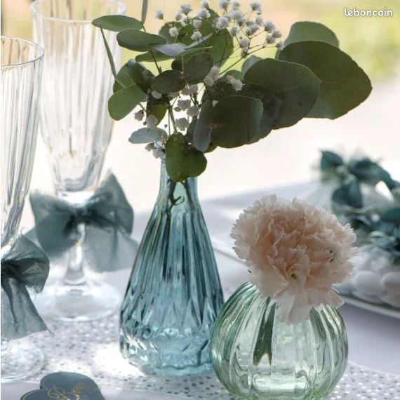 Vase diamant en verre (image 1)