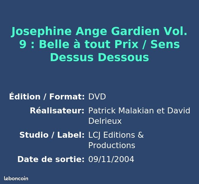 Josephine Ange Gardien Vol. 9 : Belle à tout Prix / Sens Dessus Dessous (image 2)