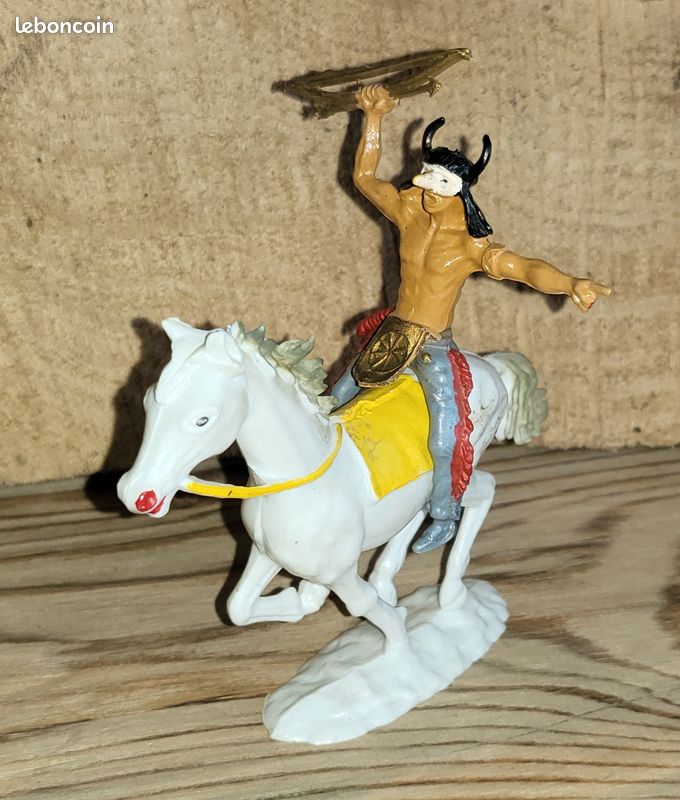 FIGURINE COMPOSITION NB Nazaire Beeusaert Cowboy Avec Fusil Durso Chialu Bm Gj