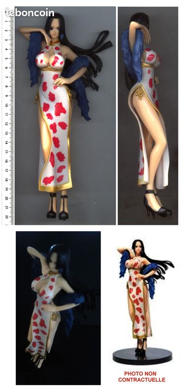 Figurine One Piece Boa Hancock Robe Grise 12 Cm - Banpresto, Neuve Scellée