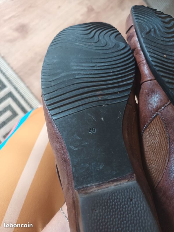 Chaussure heyraud taille 40 brune (image 7)