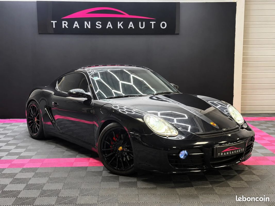 Porsche 987 CAYMAN S 3.4L 295 CH - *SUIVI PORSCHE *Suspensions piloté *Radar de stationnement *Pack Cuir noir (image 1)