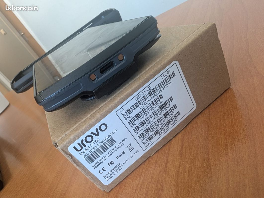 📱 Téléphone neuf UROVO DT50S – Android 13 – Scanner pro – 64 Go (image 4)