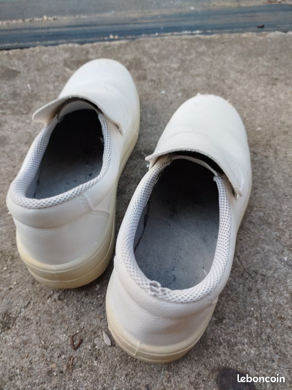 Une paire de chaussures de sécurité blanche taille 41 (image 3)
