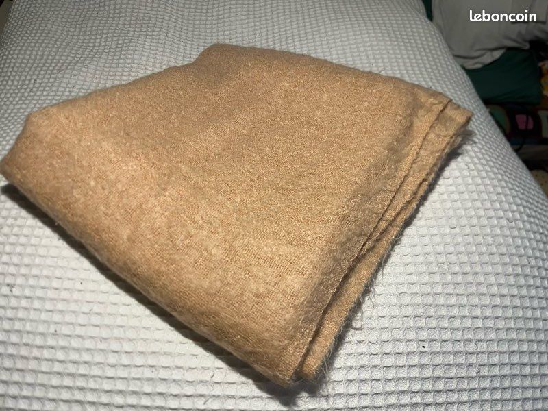 Couverture laine pur Mohair (image 1)