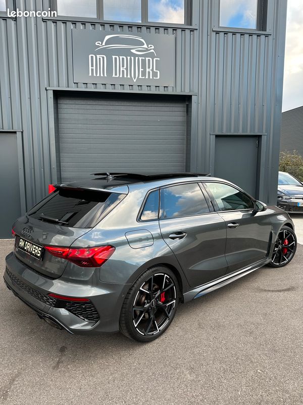 AUDI RS3 SPORTBACK (8Y) 2.5L 400ch FRANCAISE/T.O/ DESGIN RS/ VMAX290/ ÉCHAPP SPORT/ B&O (image 3)