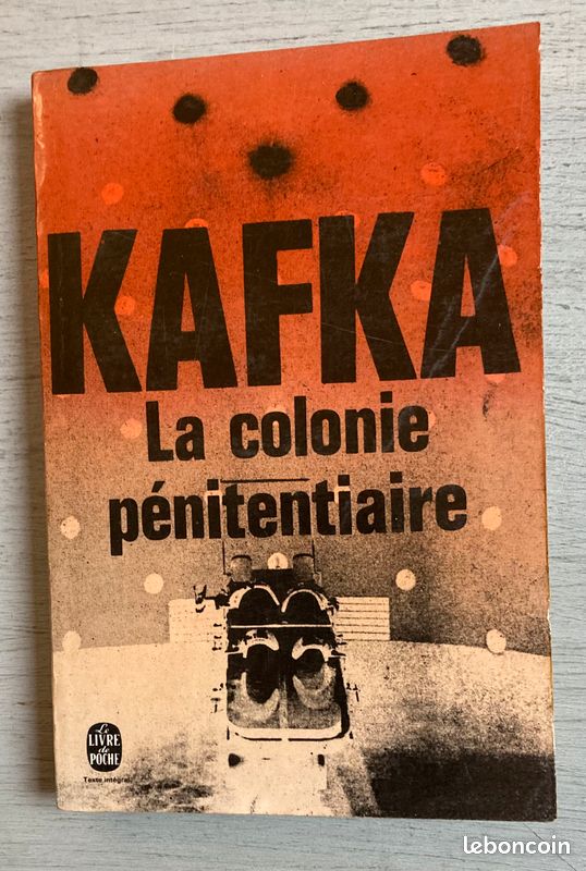 Franz Kafka : 3 Livres Collection De Poche (Journal-Le Procès-La Colonie Pénitentiaire) / 1 Sac Plastique Du Musée Franz Kafka, Prague (36x27 Cm) (image 3)