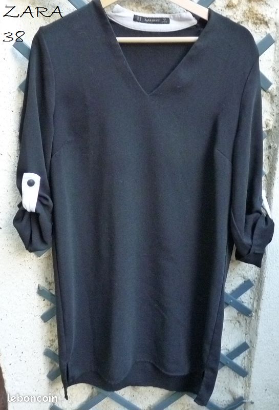 Robe 'Mercredi Adams' noire t.38 MYRTIGNON (image 1)