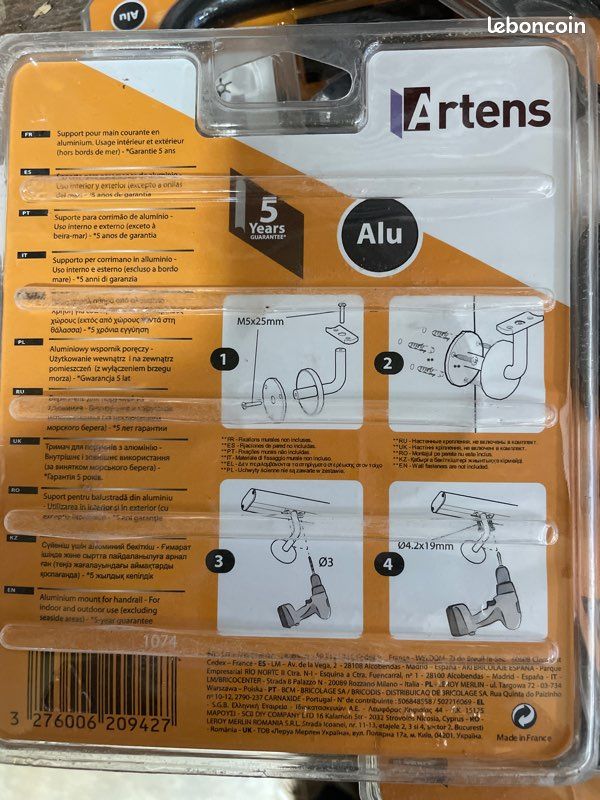 Artens inga fixation main courantes (image 2)