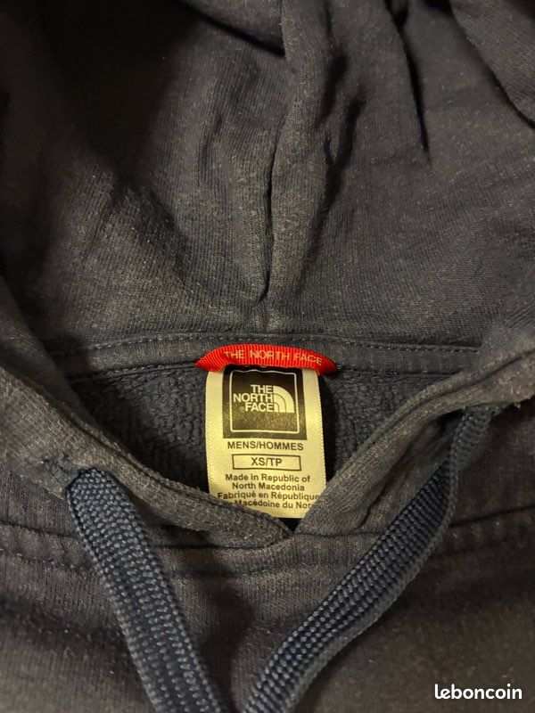 Sweat-shirt North Face bleu marine (image 3)