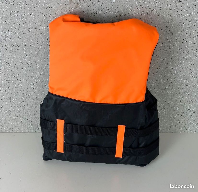 Gilet De Sauvetage Adulte Réglable – Néoprène, Flottabilité, Sifflet Et Bandes Réfléchissantes Pour Kayak Et Bateau