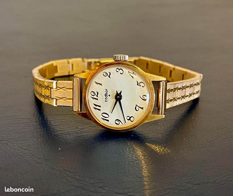 MONTRE BRACELET OMEGA De Ville MECANIQUE SUISSE CALIBRE 620 Plaqué OR