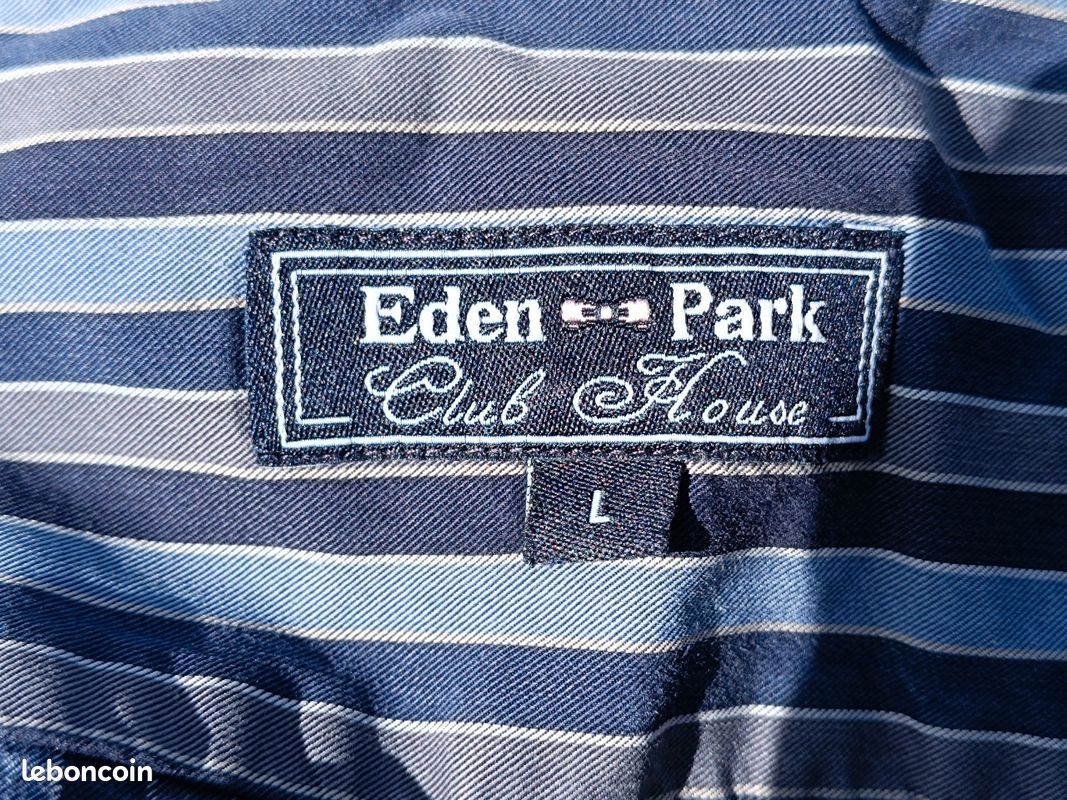 Chemise EDEN PARK Taille L Multicolore - Occasion En Très Bon état - Coupe Régulière, Style Col Boutonné