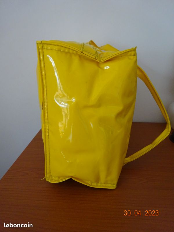Sac à Poignée Enfants REMORQUEUR & TUGGY - Vintage Jaune 1990 - Original (Occasion)