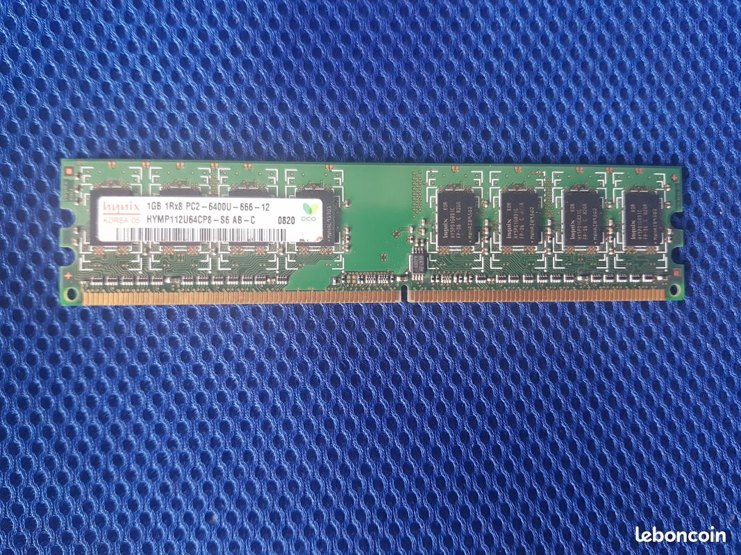 Barrette Mémoire RAM Serveur DDR2 1 Go Qimonda HYS72T128420EFA-3S-B2