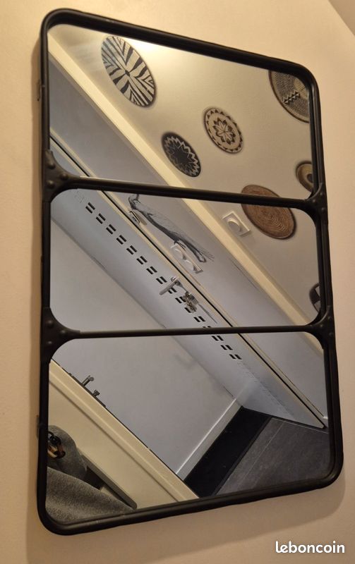 Miroir verrière industriel CARGO Maisons du Monde (image 1)
