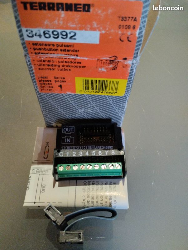 Interface 2 fils/8 fils - Module d'extension pour système d'interphone