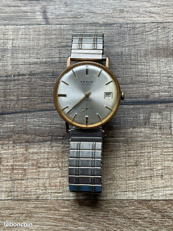 Montre mécanique ancienne REGLIA extra slim vintage Montres Bijoux