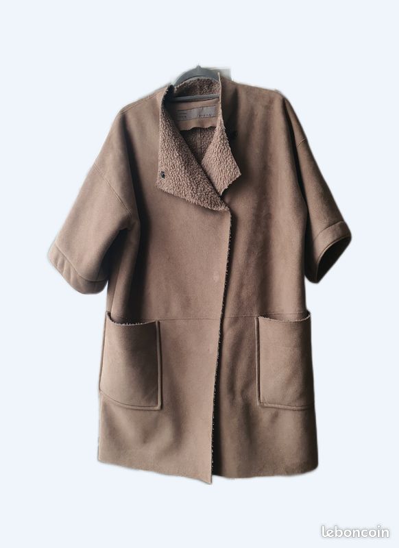 Manteau manches coupées zara t36 (image 1)