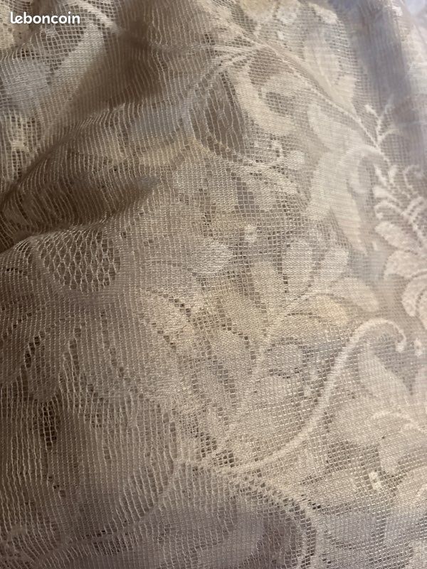 Voilage blanc motif (image 6)
