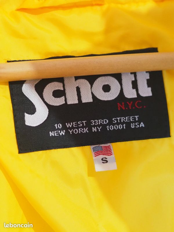 Doudoune Schott jaune canari S (image 6)