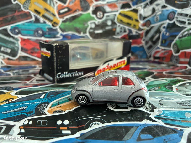 Voiture Miniature Majorette Ford Ka Violette - Échelle 1/58, Série 200, Modèle Neuf Pour Collection Ou Jouet