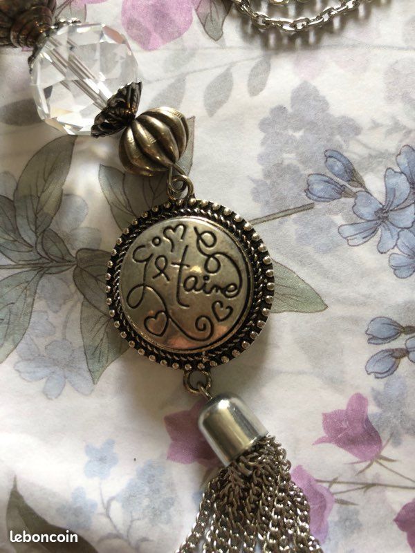 Bijoux sautoir neuf clip je t’aime (image 1)