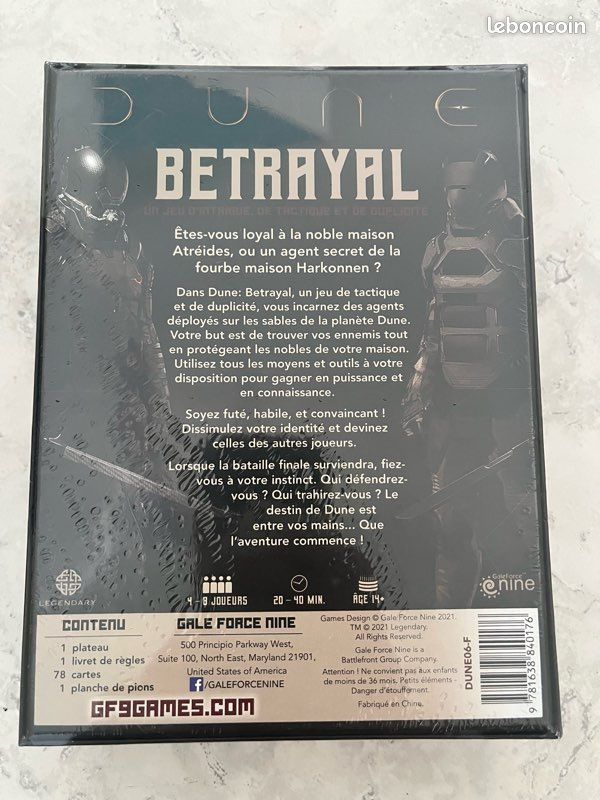 Dune : Betrayal – jeu de tactique & duplicité – 4 à 5 joueurs (image 2)