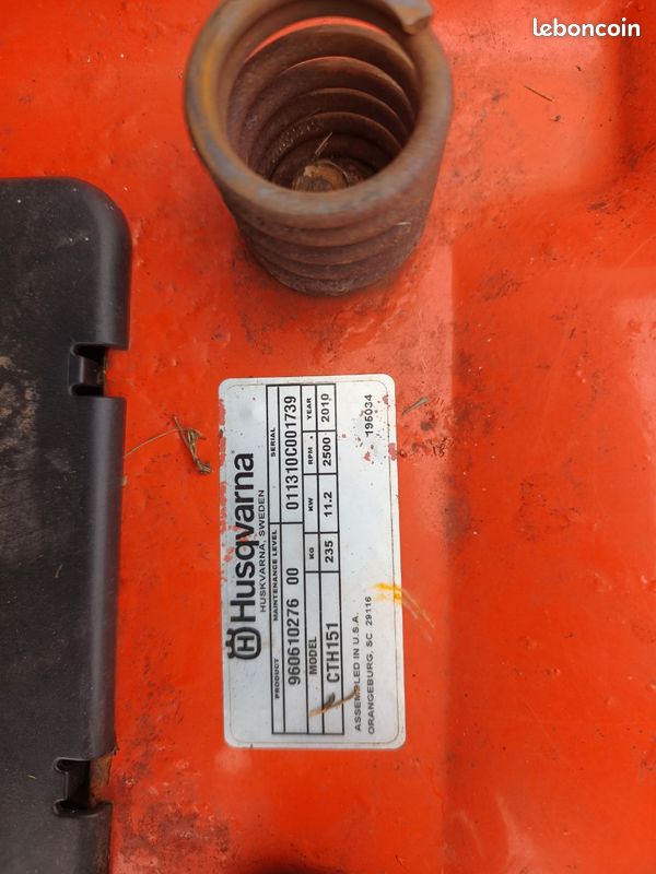 Tracteur tondeuse Husqvarna (image 3)