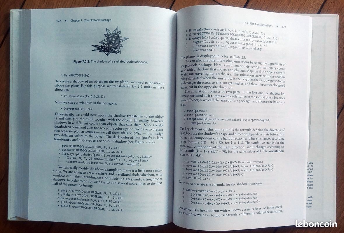 Discovering Curves and Surfaces With Maple, Maciej Klimek, 1997 (1er édition) (image 10)