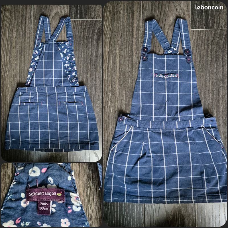 Robe carreaux Sergent Major 7 ans (image 1)
