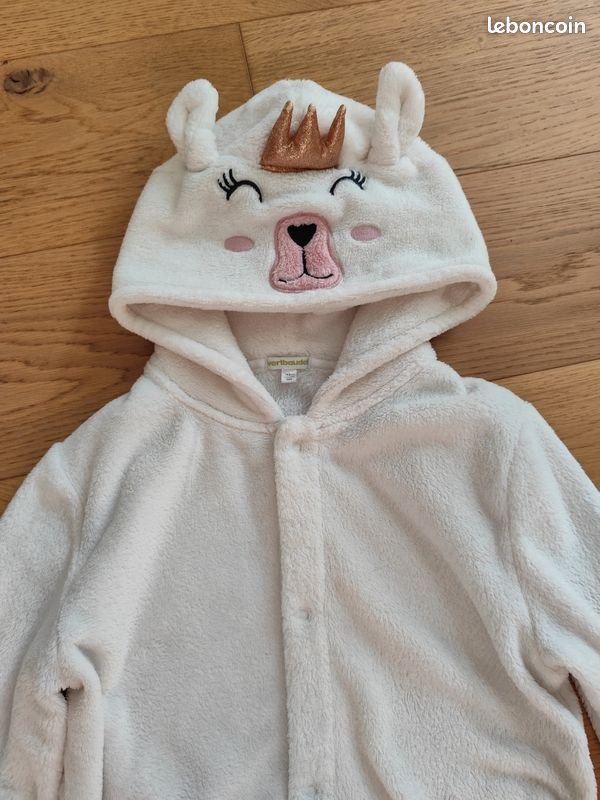 Fermeture éclair Robe De Chambre Fille Ans Robes De Chambre Enfant